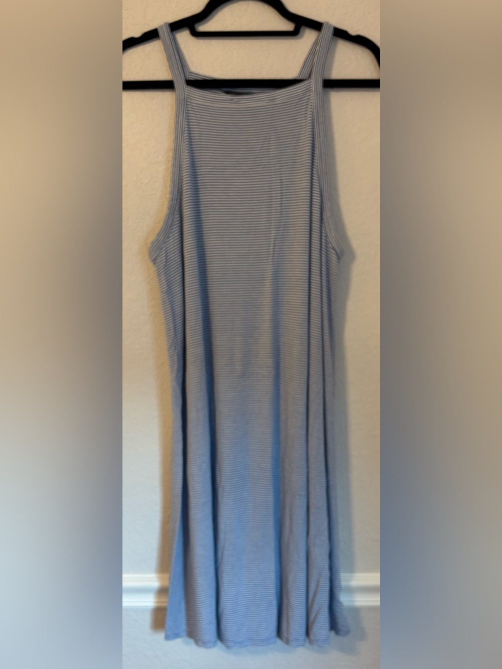American Eagle Outfitters Blue and White Striped Dress
